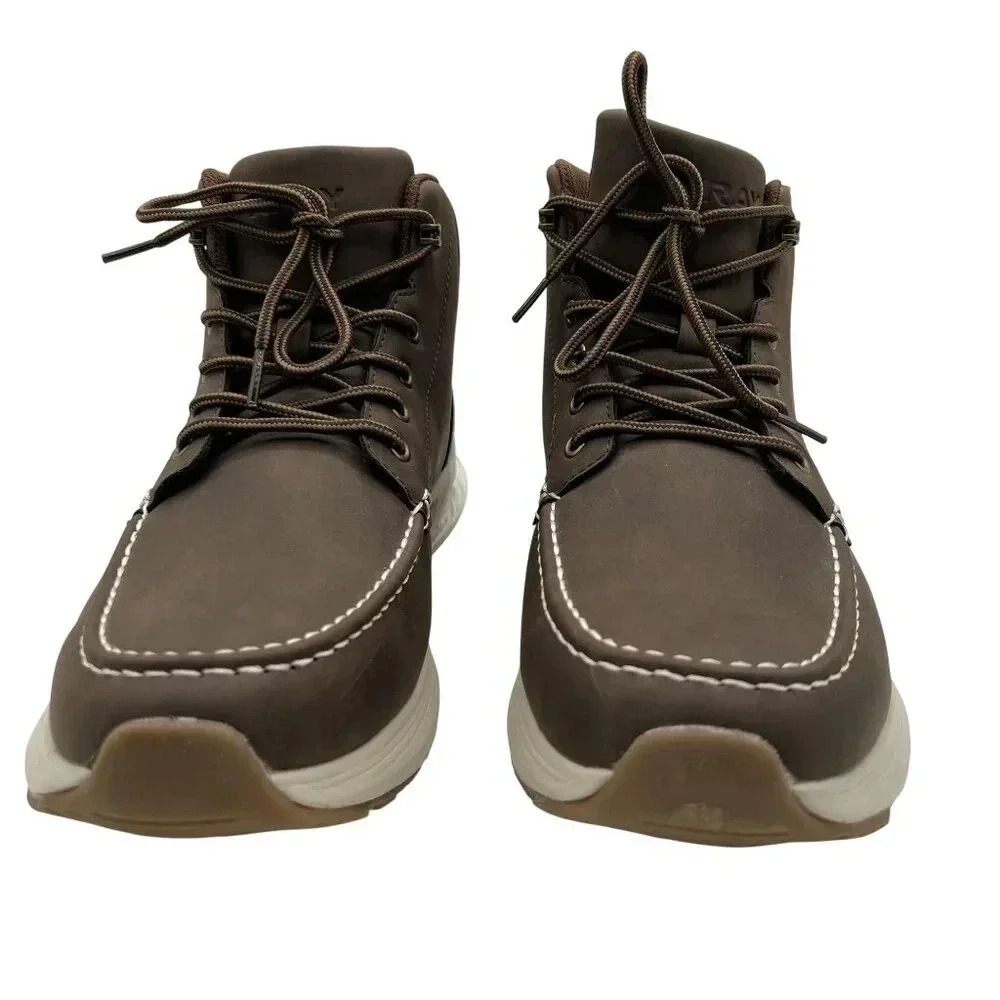 Xray NEW Mens Size 10.5 Brown High-Top Sneakers Vegan Leather Hiking Walking - Picture 3 of 15